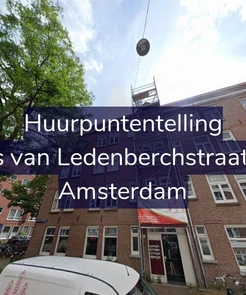 Foto gevel Huurpuntentelling voor Gillis van Ledenberchstraat 1-1, Amsterdam