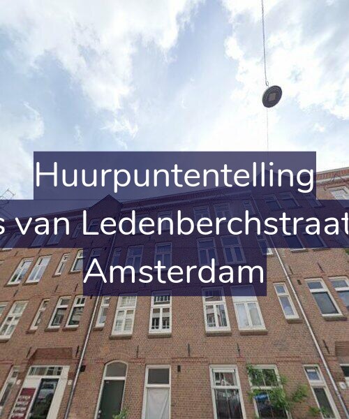 Foto gevel Huurpuntentelling voor Gillis van Ledenberchstraat 7-3, Amsterdam