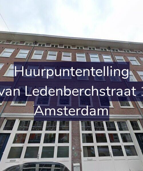 Foto gevel Huurpuntentelling voor Gillis van Ledenberchstraat 124-1, Amsterdam
