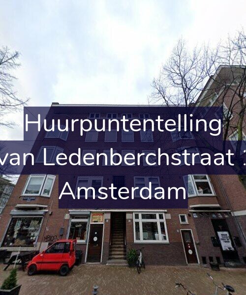 Foto gevel Huurpuntentelling voor Gillis van Ledenberchstraat 132-1, Amsterdam