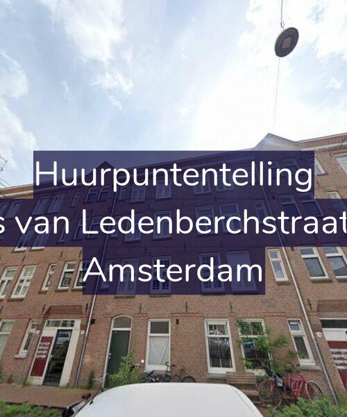 Foto gevel Huurpuntentelling voor Gillis van Ledenberchstraat 7-1, Amsterdam