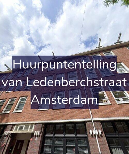 Foto gevel Huurpuntentelling voor Gillis van Ledenberchstraat 28-3, Amsterdam
