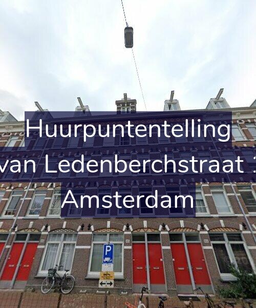 Foto gevel Huurpuntentelling voor Gillis van Ledenberchstraat 105-2, Amsterdam