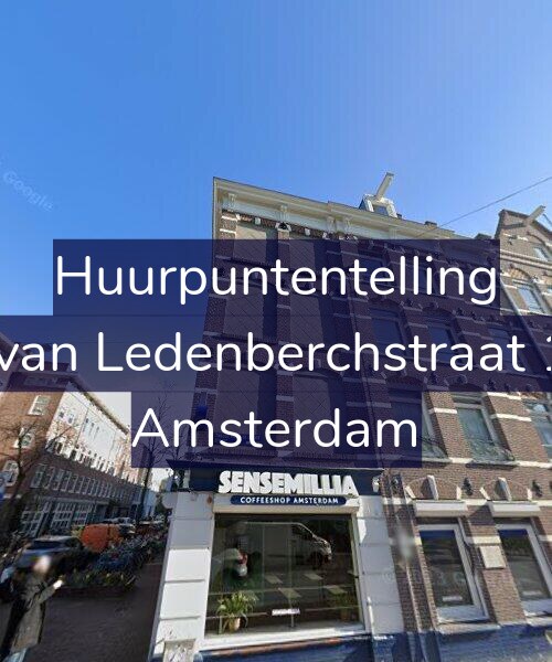 Foto gevel Huurpuntentelling voor Gillis van Ledenberchstraat 135-1, Amsterdam