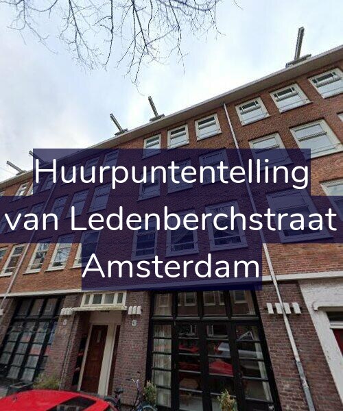 Foto gevel Huurpuntentelling voor Gillis van Ledenberchstraat 40-1, Amsterdam