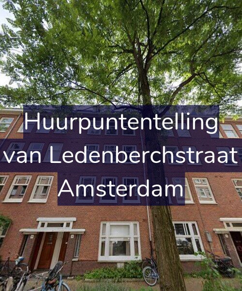 Foto gevel Huurpuntentelling voor Gillis van Ledenberchstraat 31-1, Amsterdam