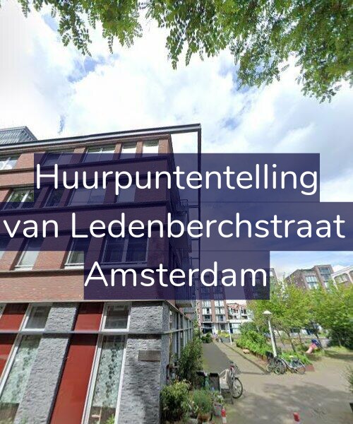 Foto gevel Huurpuntentelling voor Gillis van Ledenberchstraat 12-C, Amsterdam