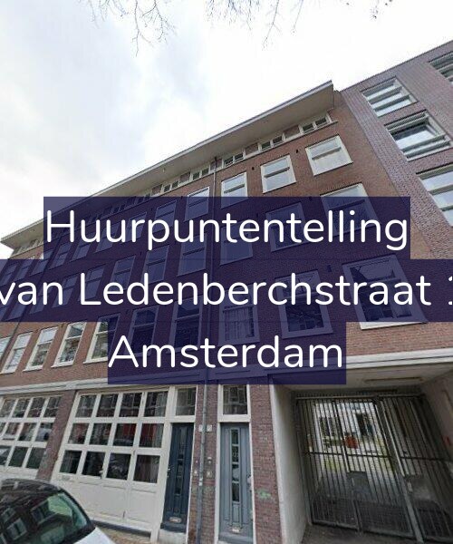 Foto gevel Huurpuntentelling voor Gillis van Ledenberchstraat 122-3, Amsterdam