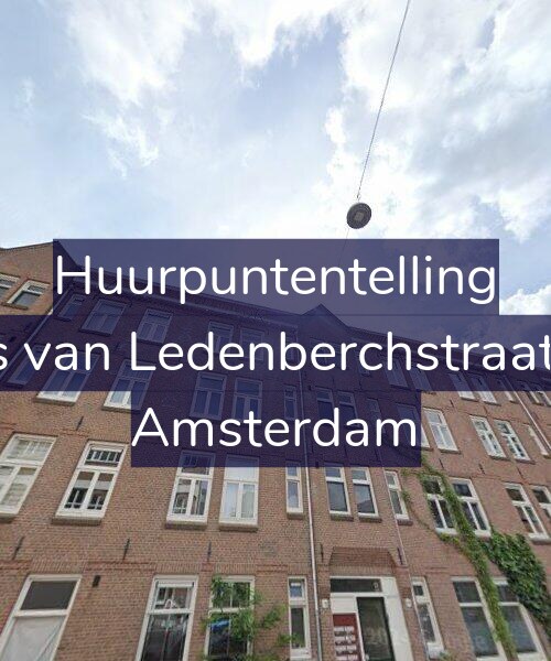 Foto gevel Huurpuntentelling voor Gillis van Ledenberchstraat 9-2, Amsterdam