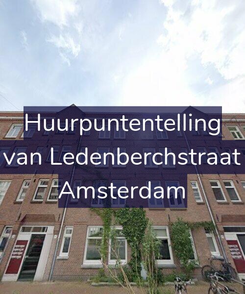 Foto gevel Huurpuntentelling voor Gillis van Ledenberchstraat 11-1, Amsterdam