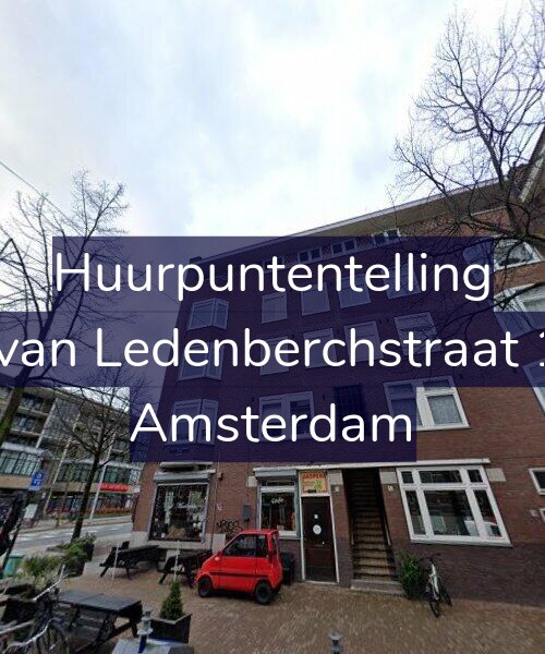 Foto gevel Huurpuntentelling voor Gillis van Ledenberchstraat 134-2, Amsterdam