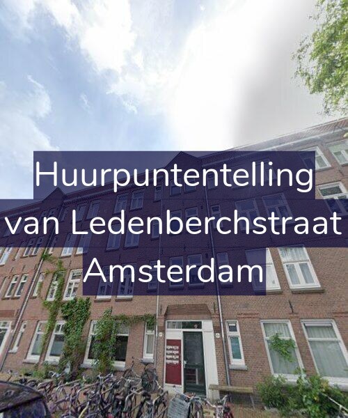 Foto gevel Huurpuntentelling voor Gillis van Ledenberchstraat 13-1, Amsterdam