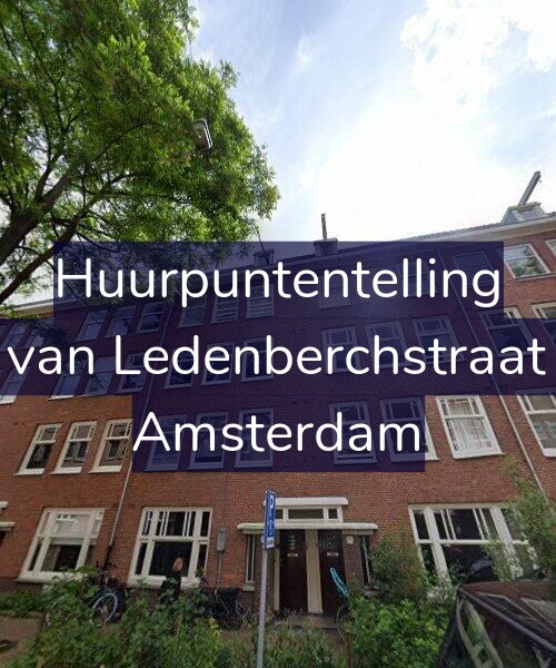 Foto gevel Huurpuntentelling voor Gillis van Ledenberchstraat 33-1, Amsterdam