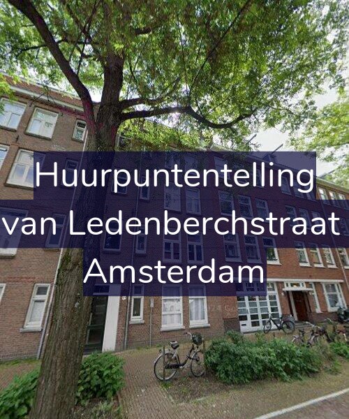Foto gevel Huurpuntentelling voor Gillis van Ledenberchstraat 19-H, Amsterdam