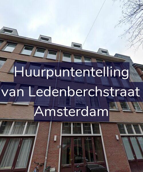 Foto gevel Huurpuntentelling voor Gillis van Ledenberchstraat 16-B, Amsterdam