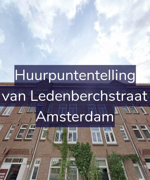 Foto gevel Huurpuntentelling voor Gillis van Ledenberchstraat 11-2, Amsterdam