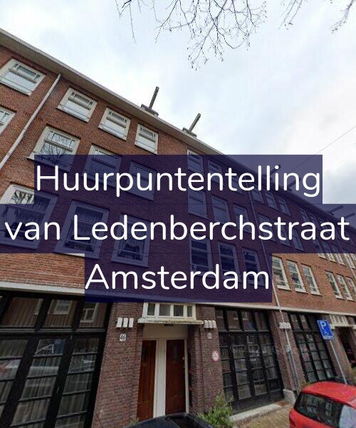 Foto gevel Huurpuntentelling voor Gillis van Ledenberchstraat 44-1, Amsterdam