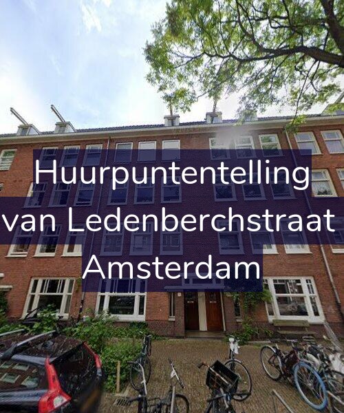 Foto gevel Huurpuntentelling voor Gillis van Ledenberchstraat 37-H, Amsterdam