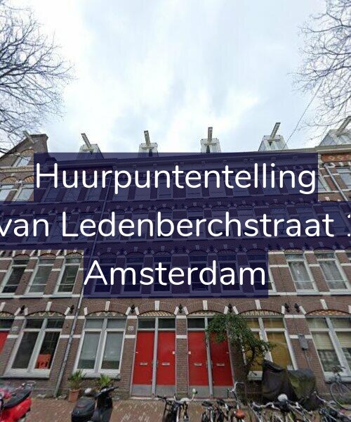 Foto gevel Huurpuntentelling voor Gillis van Ledenberchstraat 121-3, Amsterdam