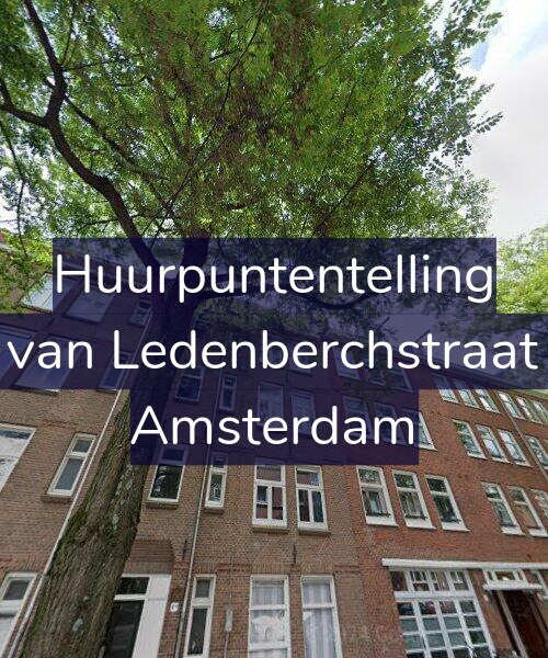 Foto gevel Huurpuntentelling voor Gillis van Ledenberchstraat 19-3, Amsterdam