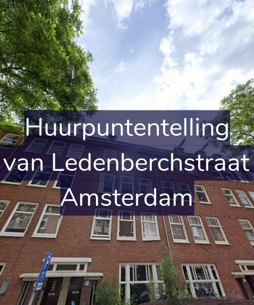 Foto gevel Huurpuntentelling voor Gillis van Ledenberchstraat 35-2, Amsterdam