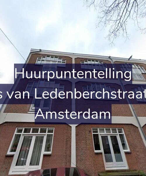 Foto gevel Huurpuntentelling voor Gillis van Ledenberchstraat 6-F, Amsterdam
