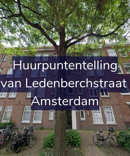 Foto gevel Huurpuntentelling voor Gillis van Ledenberchstraat 17-H, Amsterdam