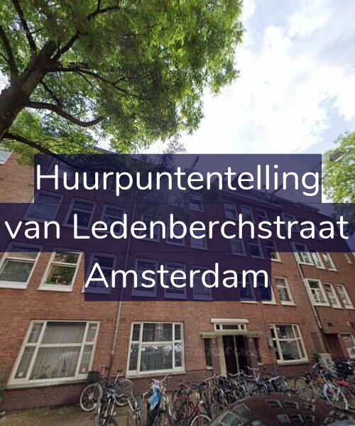 Foto gevel Huurpuntentelling voor Gillis van Ledenberchstraat 49-4, Amsterdam