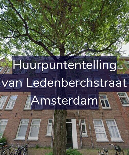Foto gevel Huurpuntentelling voor Gillis van Ledenberchstraat 17-1, Amsterdam