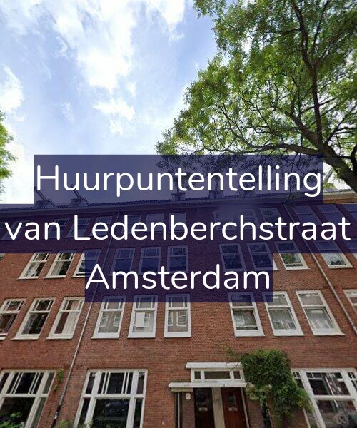 Foto gevel Huurpuntentelling voor Gillis van Ledenberchstraat 37-2, Amsterdam