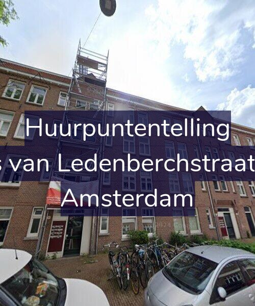 Foto gevel Huurpuntentelling voor Gillis van Ledenberchstraat 3-H, Amsterdam