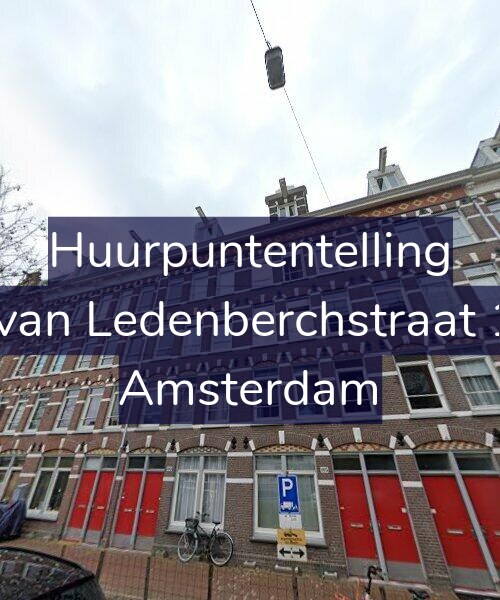 Foto gevel Huurpuntentelling voor Gillis van Ledenberchstraat 103-2, Amsterdam