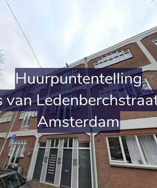 Foto gevel Huurpuntentelling voor Gillis van Ledenberchstraat 4-E, Amsterdam