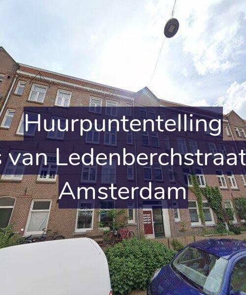 Foto gevel Huurpuntentelling voor Gillis van Ledenberchstraat 9-H, Amsterdam