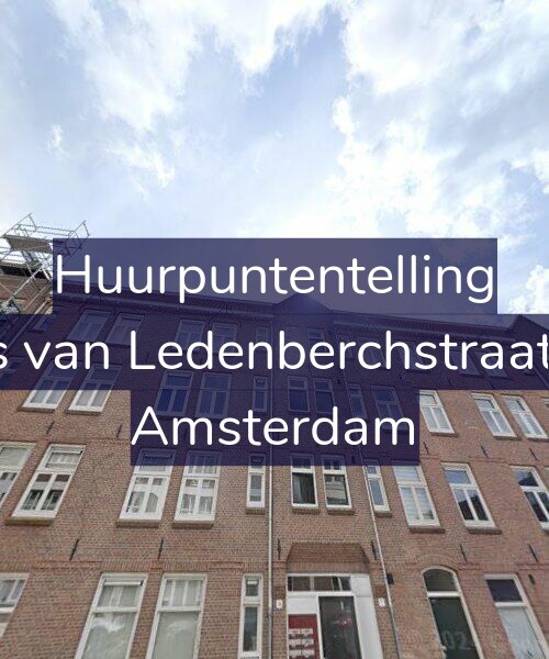 Foto gevel Huurpuntentelling voor Gillis van Ledenberchstraat 5-3, Amsterdam