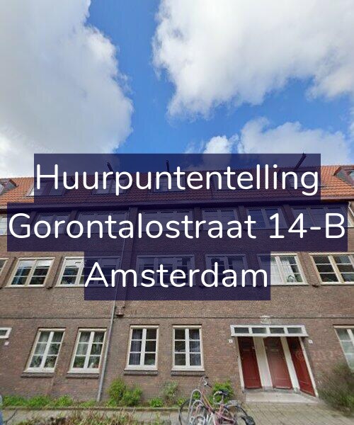 Foto gevel Huurpuntentelling voor Gorontalostraat 14-B, Amsterdam