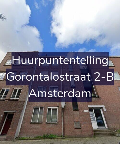 Foto gevel Huurpuntentelling voor Gorontalostraat 2-B, Amsterdam