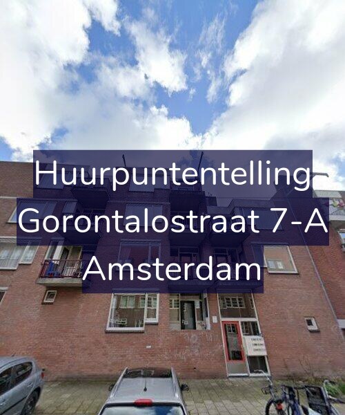 Foto gevel Huurpuntentelling voor Gorontalostraat 7-A, Amsterdam