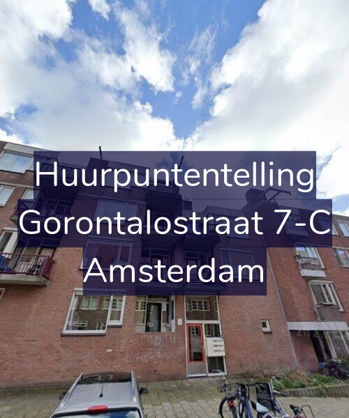 Foto gevel Huurpuntentelling voor Gorontalostraat 7-C, Amsterdam