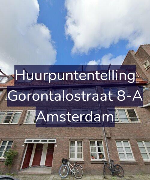 Foto gevel Huurpuntentelling voor Gorontalostraat 8-A, Amsterdam