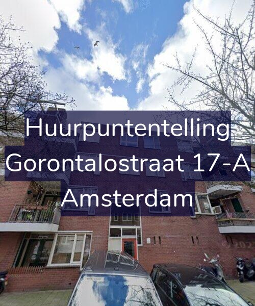 Foto gevel Huurpuntentelling voor Gorontalostraat 17-A, Amsterdam