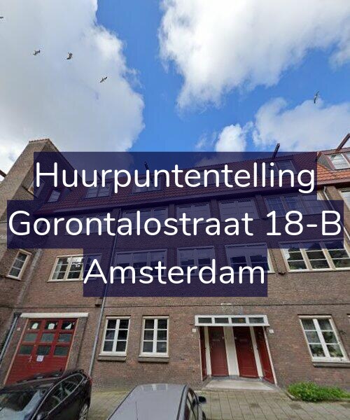 Foto gevel Huurpuntentelling voor Gorontalostraat 18-B, Amsterdam