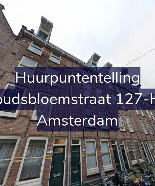 Foto gevel Huurpuntentelling voor Goudsbloemstraat 127-HV, Amsterdam