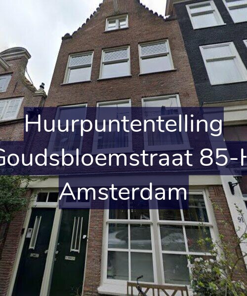 Foto gevel Huurpuntentelling voor Goudsbloemstraat 85-H, Amsterdam