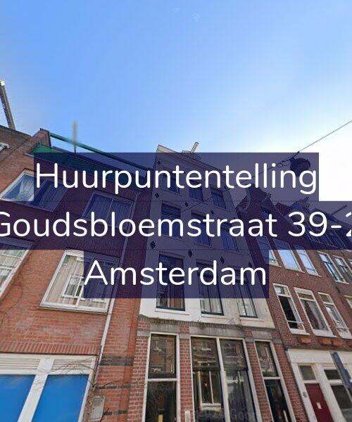 Foto gevel Huurpuntentelling voor Goudsbloemstraat 39-2, Amsterdam