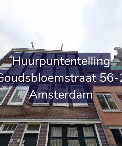 Foto gevel Huurpuntentelling voor Goudsbloemstraat 56-2, Amsterdam