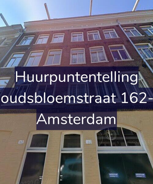 Foto gevel Huurpuntentelling voor Goudsbloemstraat 162-2, Amsterdam