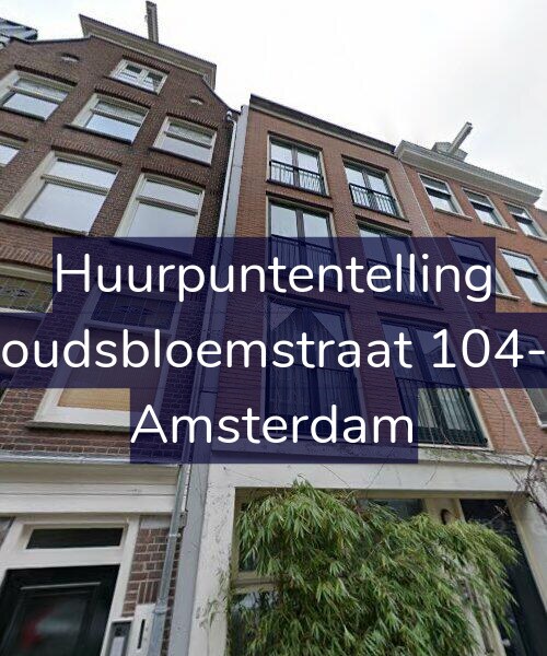 Foto gevel Huurpuntentelling voor Goudsbloemstraat 104-C, Amsterdam