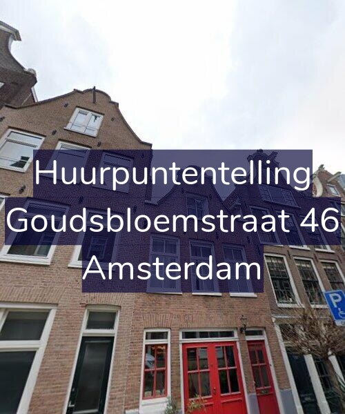 Foto gevel Huurpuntentelling voor Goudsbloemstraat 46, Amsterdam