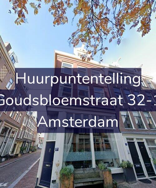 Foto gevel Huurpuntentelling voor Goudsbloemstraat 32-1, Amsterdam